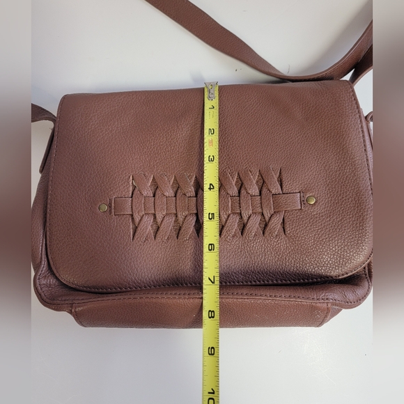 Lucky Brand Women Kingston Leather Flap Shoulder Bag MSRP $188 - Picture 16 of 16